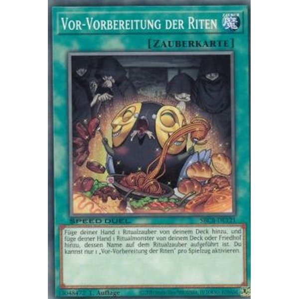 Vor-Vorbereitung der Riten SBCB-DE121