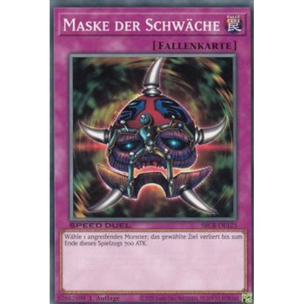 Maske der Schw&auml;che SBCB-DE123