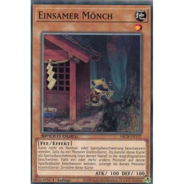 Einsamer M&ouml;nch SBCB-DE137