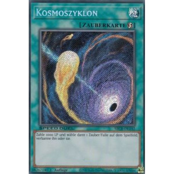 Kosmoszyklon (Secret Rare) SBCB-DE142-SCR