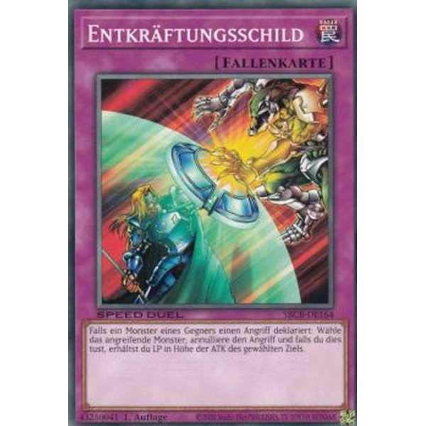 Entkr&auml;ftungsschild SBCB-DE164