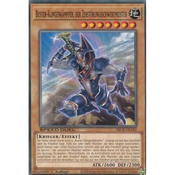 Buster-Klingenk&auml;mpfer, der Zerst&ouml;rungsschwertmeister SBCB-DE182