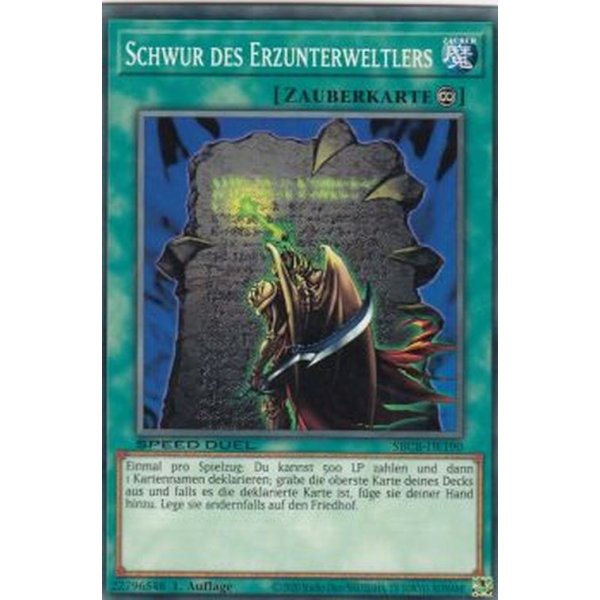 Schwur des Erzunterweltlers SBCB-DE190