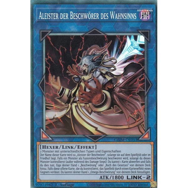 Aleister der Beschw&ouml;rer des Wahnsinns (Collectors Rare) GEIM-DE053-CR