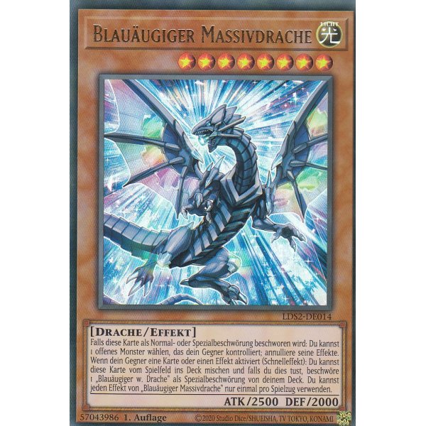 Blau&auml;ugiger Massivdrache LDS2-DE014
