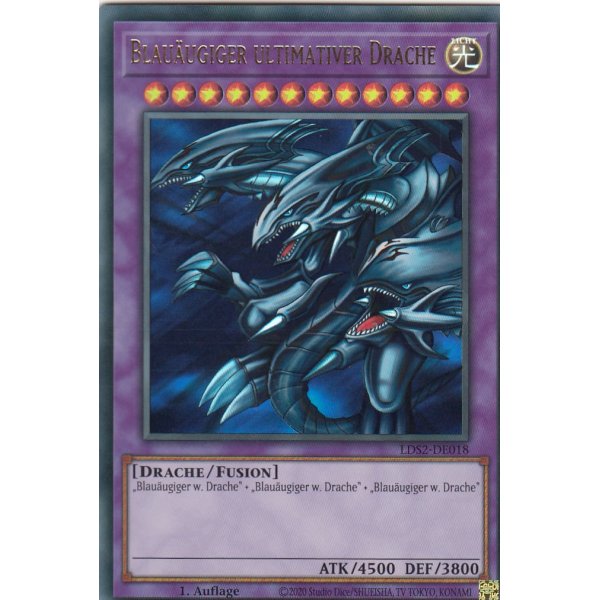 Blau&auml;ugiger ultimativer Drache LDS2-DE018