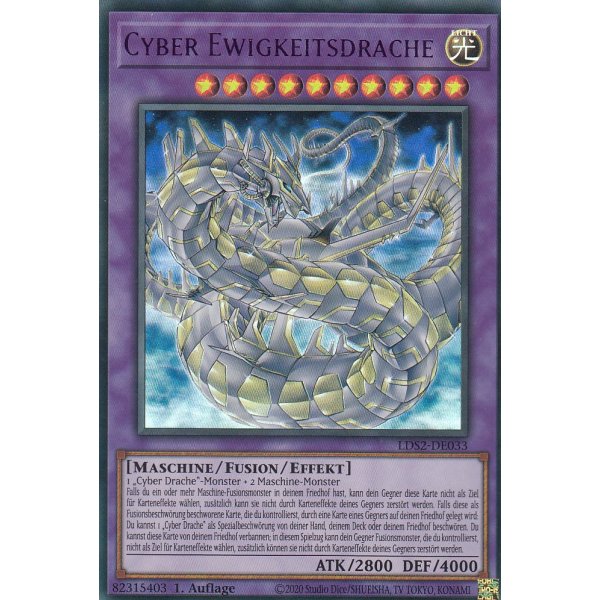 Cyber Ewigkeitsdrache COLORED RARE LDS2-DE033-Colored-Rare