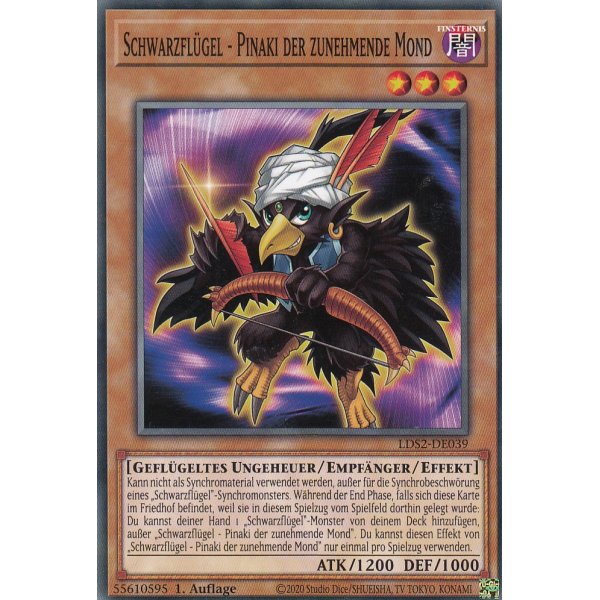 Schwarzfl&uuml;gel - Pinaki der zunehmende Mond LDS2-DE039