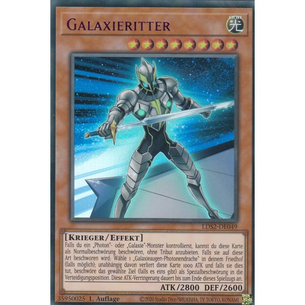 Galaxieritter COLORED RARE LDS2-DE049-Colored-Rare