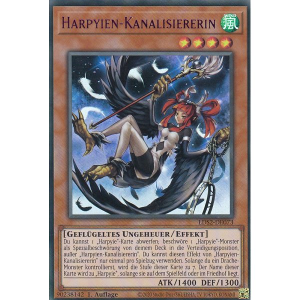Harpyien-Kanalisiererin COLORED RARE LDS2-DE073-Colored-Rare