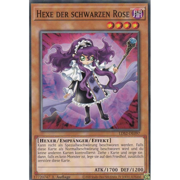 Hexe der schwarzen Rose LDS2-DE097