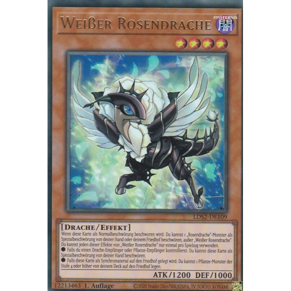 Wei&szlig;er Rosendrache LDS2-DE109