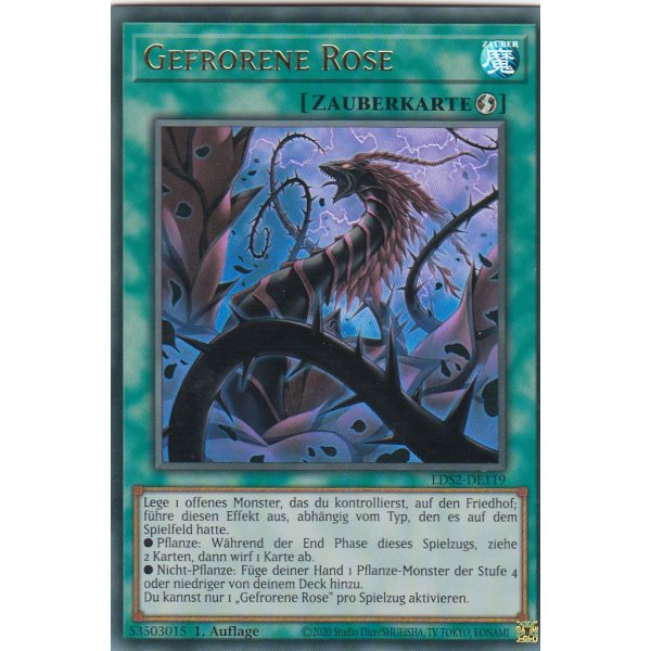 Gefrorene Rose LDS2-DE119