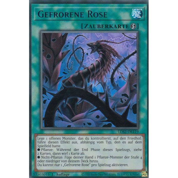 Gefrorene Rose COLORED RARE LDS2-DE119-Colored-Rare
