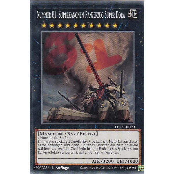 Nummer 81: Superkanonen-Panzerzug Super Dora LDS2-DE123