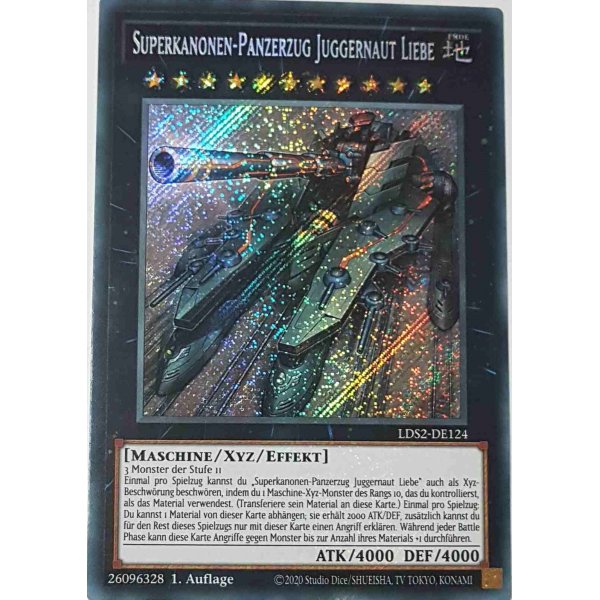 Superkanonen-Panzerzug Juggernaut Liebe LDS2-DE124