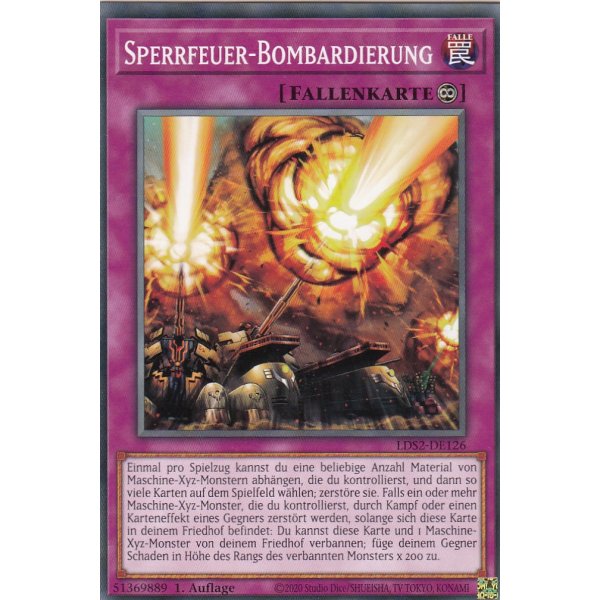Sperrfeuer-Bombardierung LDS2-DE126