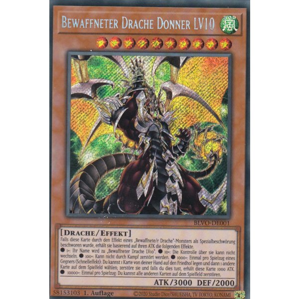 Bewaffneter Drache Donner LV10 BLVO-DE001