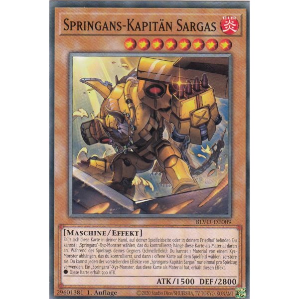 Springans-Kapit&auml;n Sargas BLVO-DE009