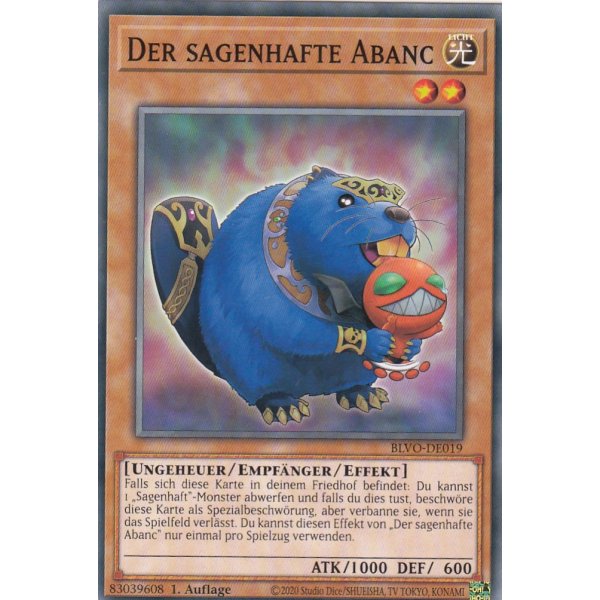Der sagenhafte Abanc BLVO-DE019