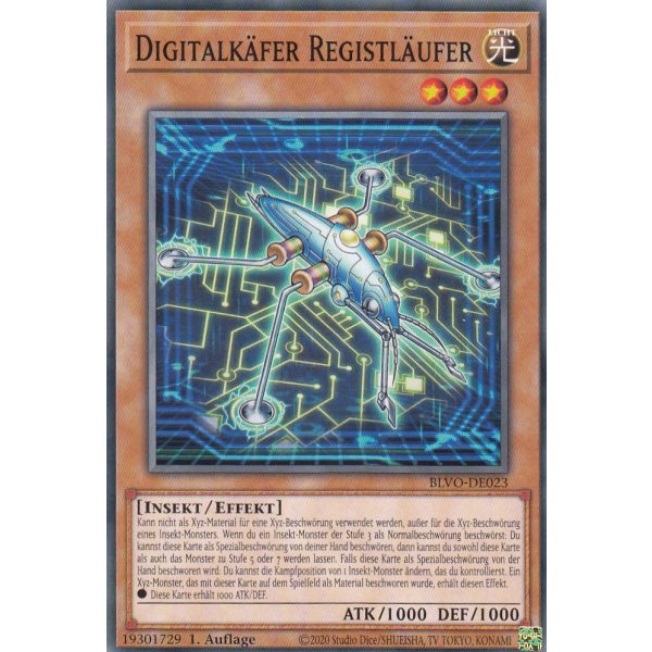 Digitalk&auml;fer Registl&auml;ufer BLVO-DE023