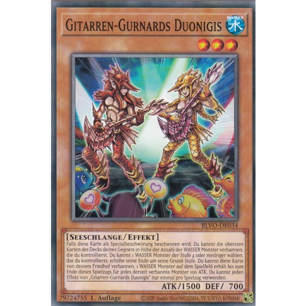 Gitarren-Gurnards Duonigis BLVO-DE034