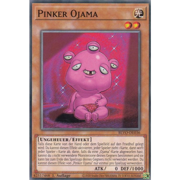 Pinker Ojama BLVO-DE036