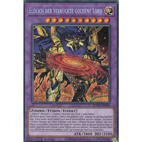 Eldlich der verr&uuml;ckte goldene Lord BLVO-DE040