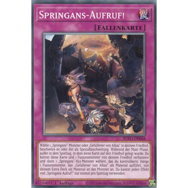 Springans-Aufruf! BLVO-DE068