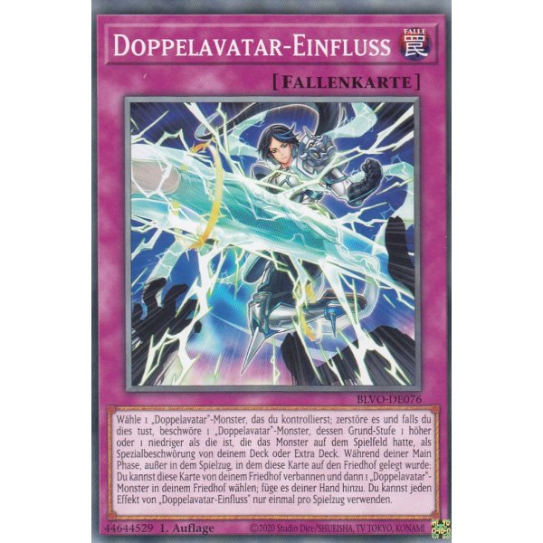 Doppelavatar-Einfluss BLVO-DE076