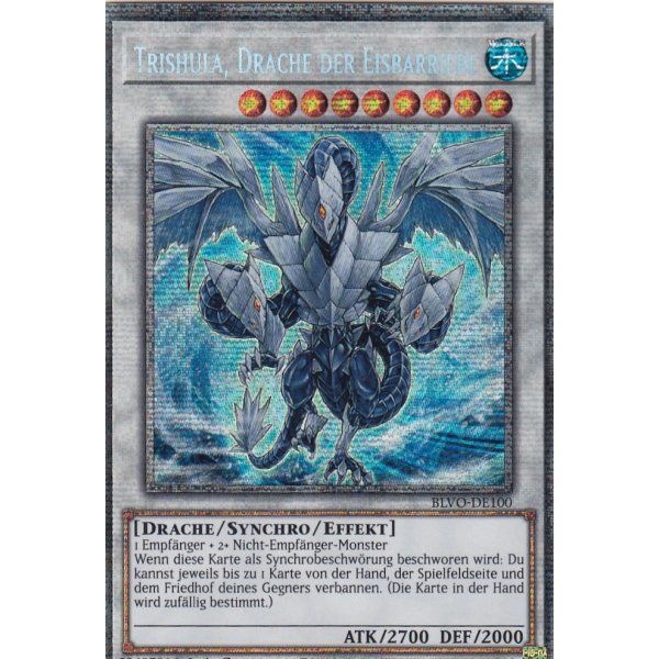 Trishula, Drache der Eisbarriere (Starlight Rare) BLVO-DE100