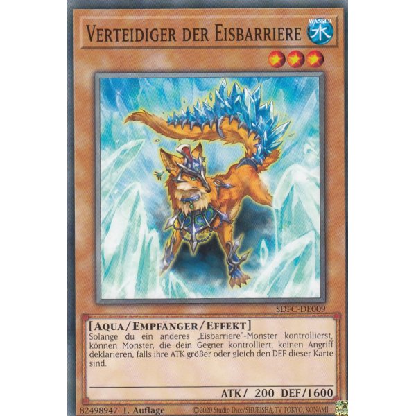 Verteidiger der Eisbarriere SDFC-DE009