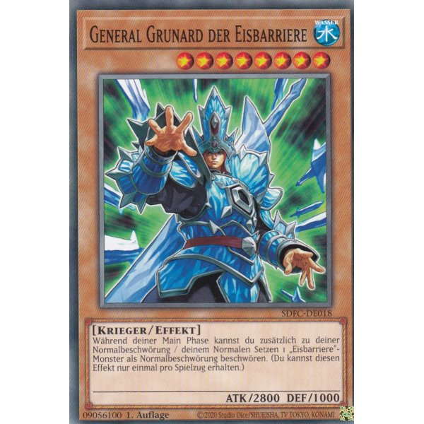 General Grunard der Eisbarriere SDFC-DE018