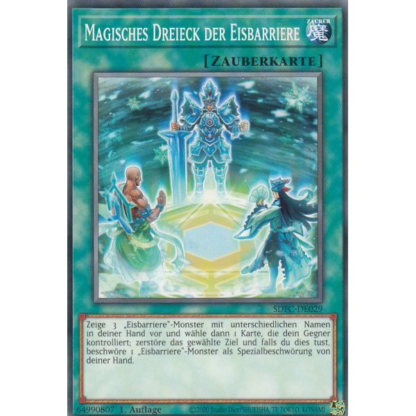 Magisches Dreieck der Eisbarriere SDFC-DE029