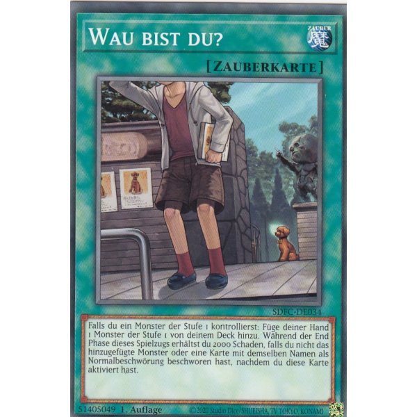 Wau bist du? SDFC-DE034