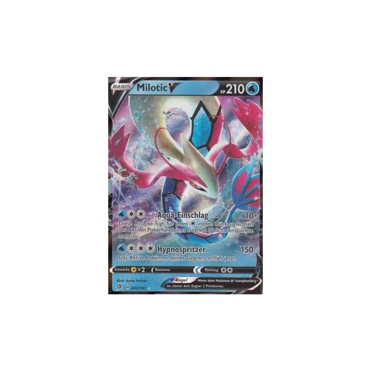 milotic v pokemon card Milotic V 179/192 - Full Art - Ultra Rare main image 1