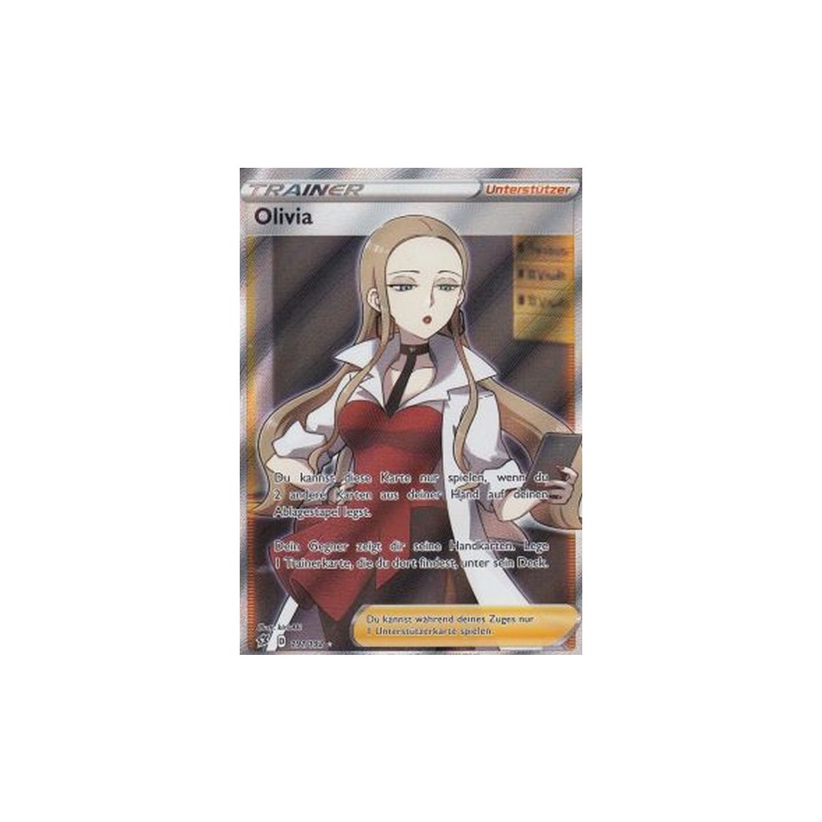 olivia pokemon card full art Olivia 111/111 Full Art Trainer - #myboost X Sun & Moon 4 Crimson Invasion main image 0