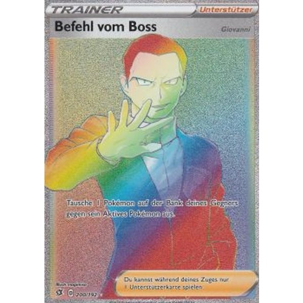 Befehl vom Boss 200/192 RAINBOW