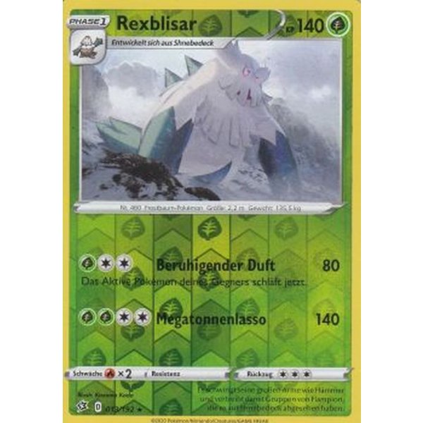 Rexblisar 013/192 REVERSE HOLO