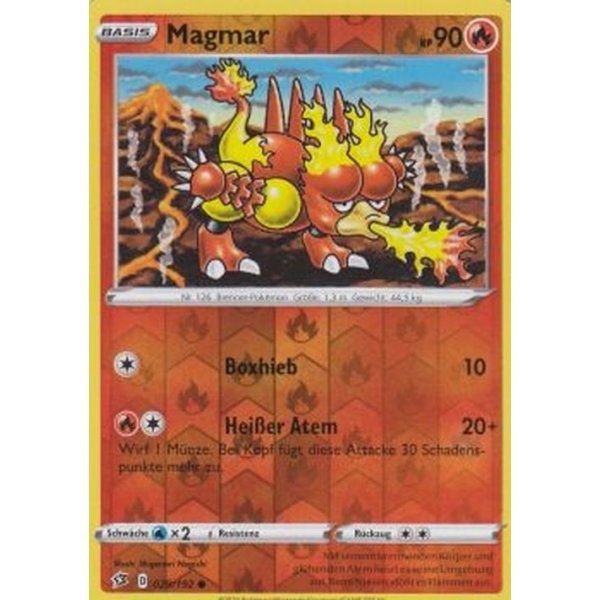 Magmar 029/192 REVERSE HOLO