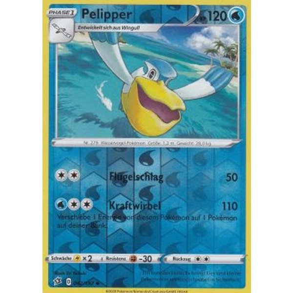 Pelipper 042/192 REVERSE HOLO