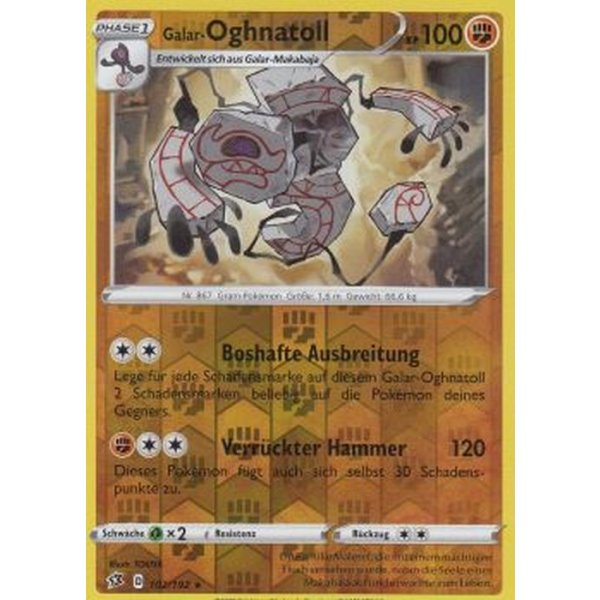 Galar-Oghnatoll 102/192 REVERSE HOLO