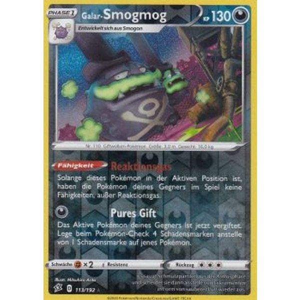 Galar-Smogmog 113/192 REVERSE HOLO