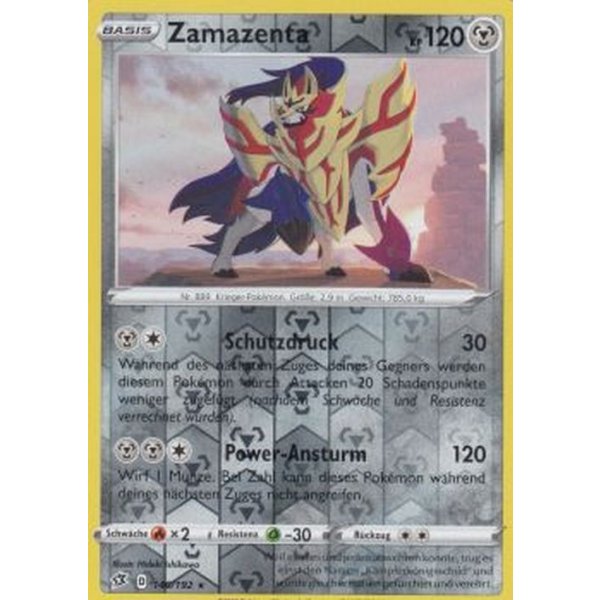 Zamazenta 140/192 REVERSE HOLO