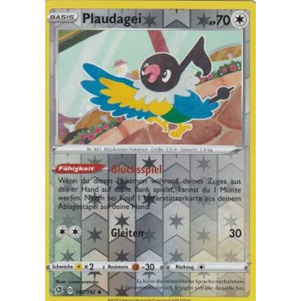 Plaudagei 142/192 REVERSE HOLO