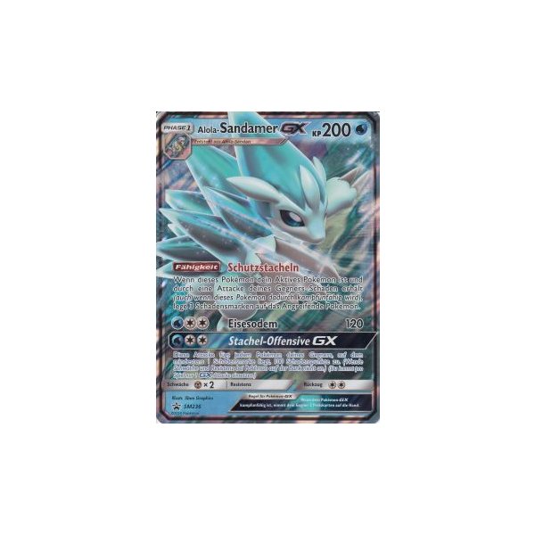 Alola-Sandamer-GX SM236 HOLO OVERSIZED/&Uuml;BERGRO&szlig;