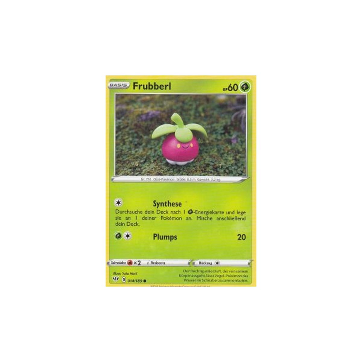 Pokemon Karten SWSH03 Flammende Finsternis 14/189 Frubberl 