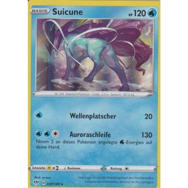 Suicune 037/189 HOLO
