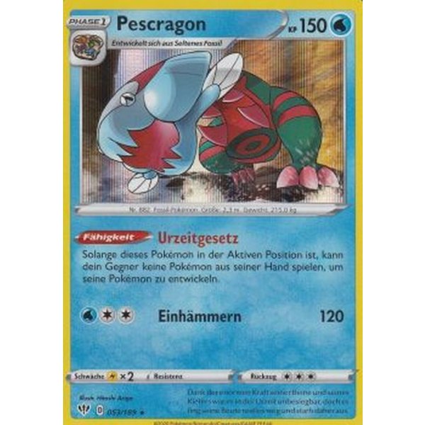 Pescragon 053/189 HOLO