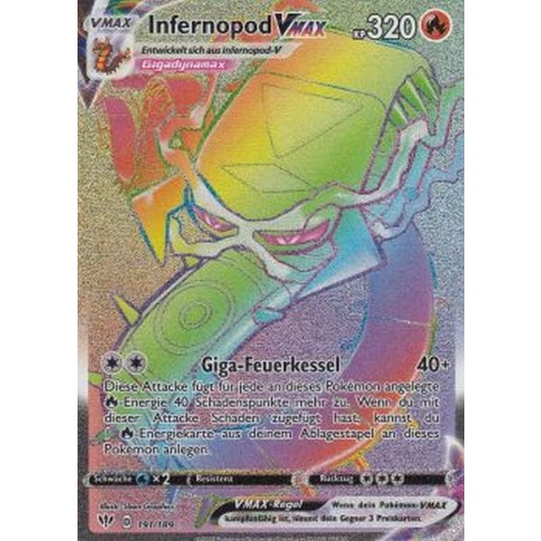 Infernopod-VMAX 191/189 RAINBOW